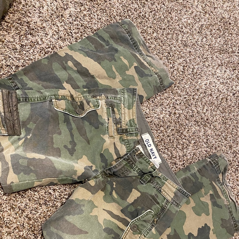 Camo cargo pants